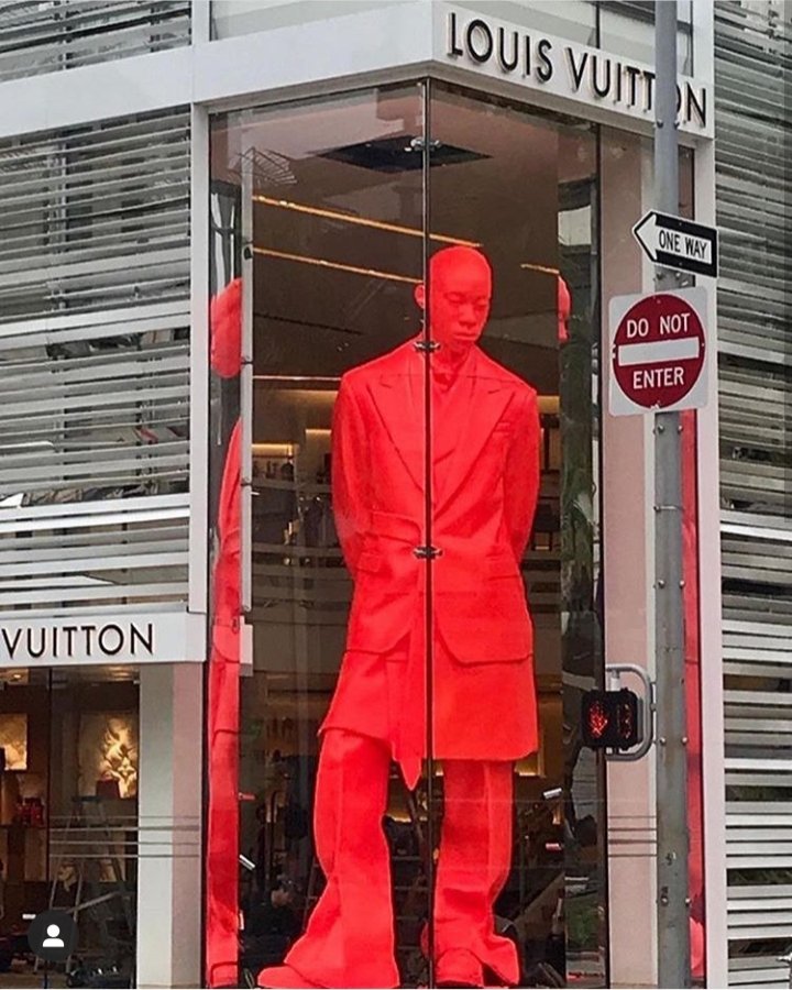 Octavian Statue In Louis Vuitton, Rodeo Drive LA #Octavian #LouisVuitton  #UKmusician #youth #wordpressblog #fashion #louisvuittonfashion –  ligotheblogger